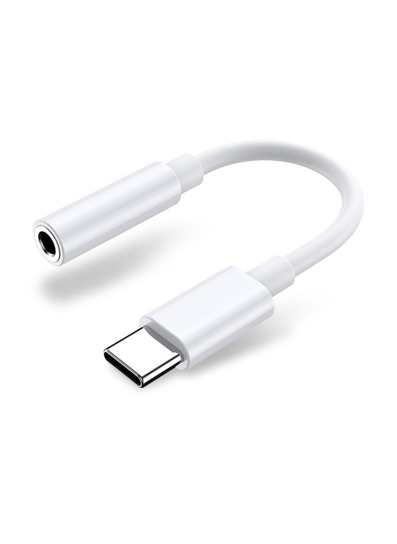 Generic - Type-C to 3.5mm Audio Adapter for Apple Huawei Typec 2-in -1 double C ports (charging, listening to songs, wire control) - Image 1