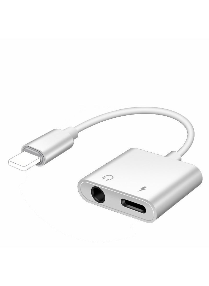 Generic - Type-C to 3.5mm Audio Adapter for Apple Huawei Typec 2-in -1 double C ports (charging, listening to songs, wire control) - Image 1