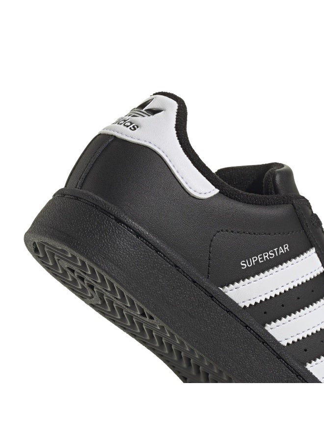adidas سنيكرز سوبرستار II سي أسود للأطفال أولاد وبنات مقاس 2.5  - Image 3
