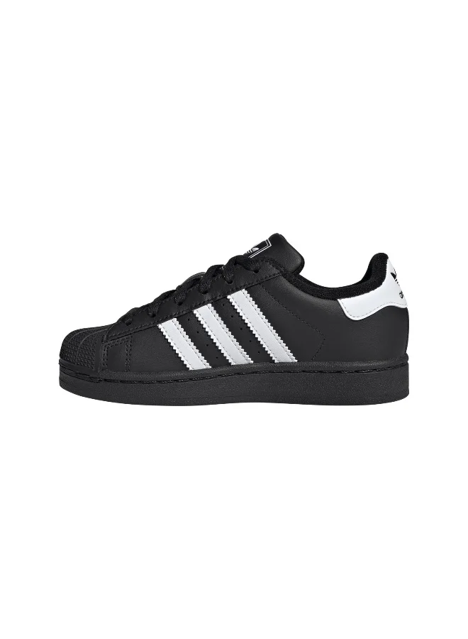 Adidas Adidas SUPERSTAR II C Black CASUAL 0 FOR KIDS BOYS AND GIRLS 2.5