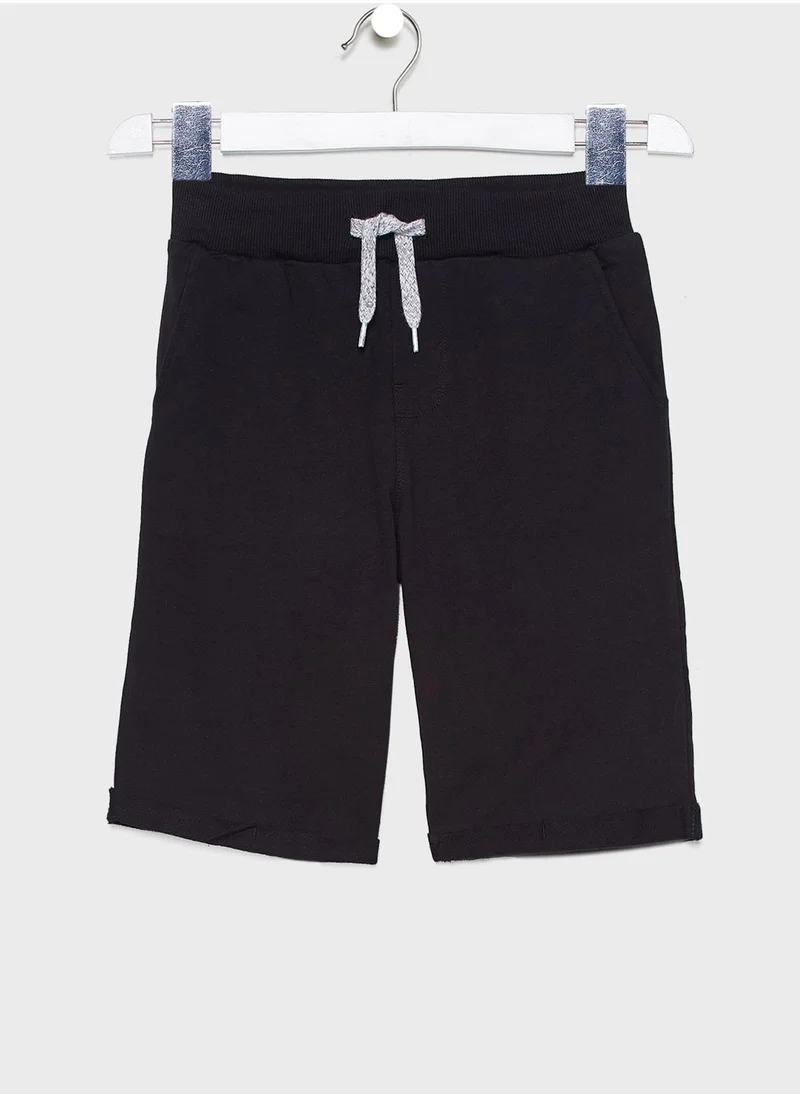 NAME IT Kids Tie Waist Sweat Shorts