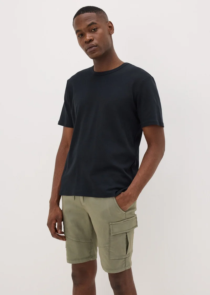 Matalan Green Knitted Cargo Shorts