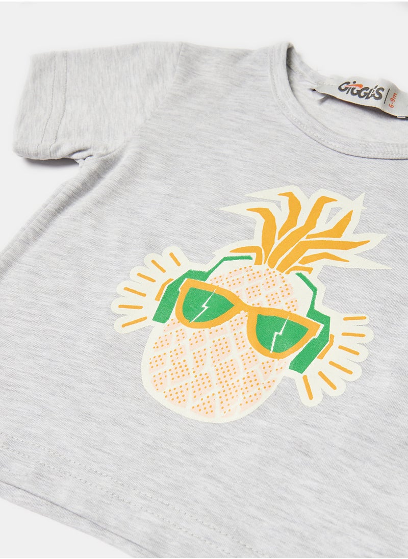 giggles - T-SHIRT G Chine Baby Boys - Image 1
