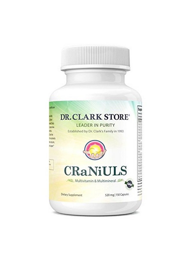 Dr Clark Store CRaNiULS (Multi Vitamin & Mineral), 520 mg 150 Gelatin Capsules - Image 1