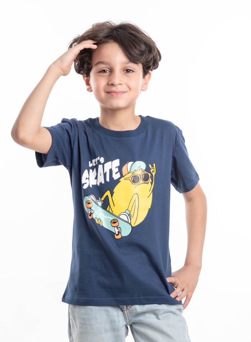 T-Shirts For Boys 100% Cotton (4-6-8) Years  - Image 1