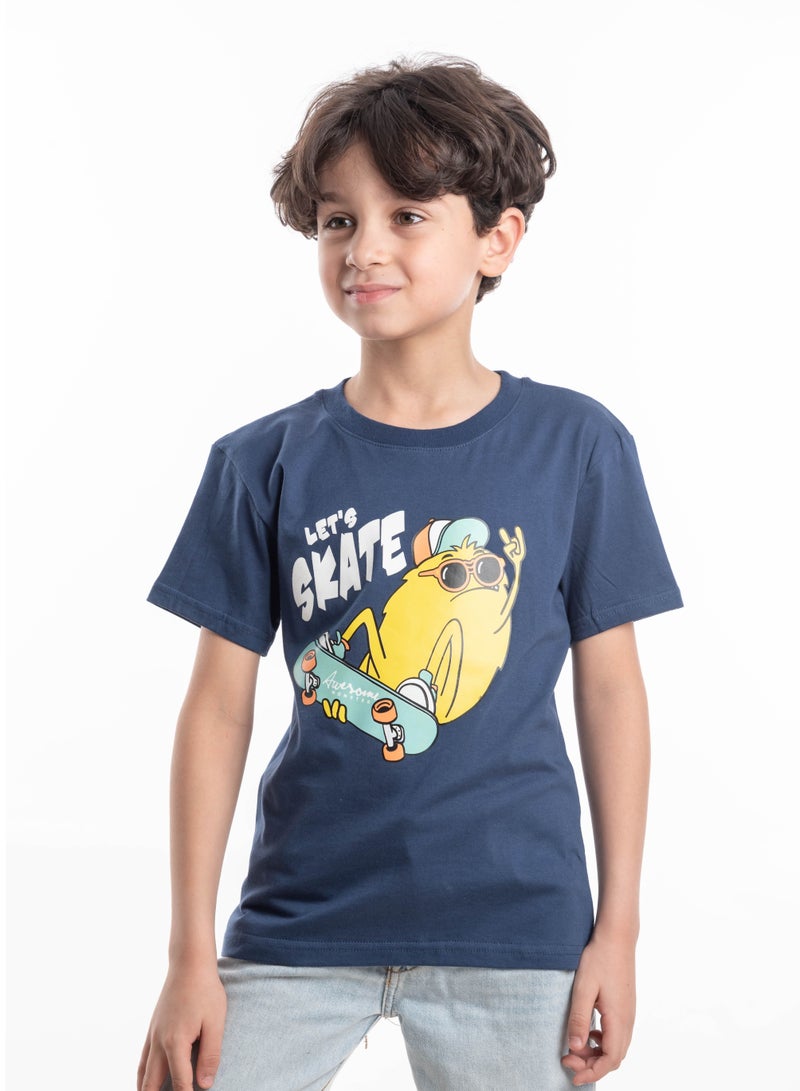 T-Shirts For Boys 100% Cotton (4-6-8) Years  - Image 2