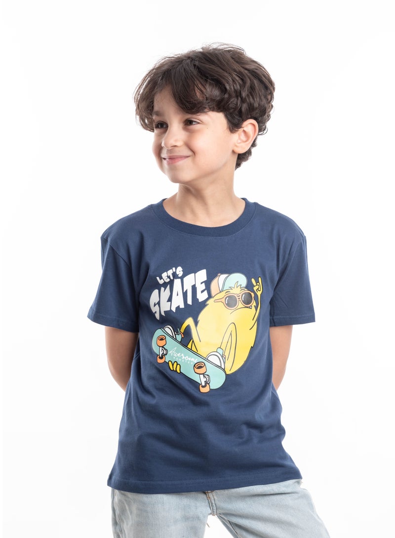 T-Shirts For Boys 100% Cotton (4-6-8) Years  - Image 4