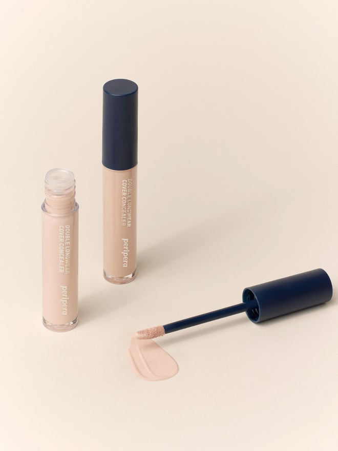 PERIPERA Double Longwear Cover Concealer, 0.7 Porcelain - Image 2
