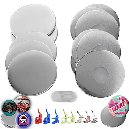 Nice2Have 25 Sets of Fridge Magnet Buttons 2.25 inch (58mm) - Button Maker Supplies for Button Maker Machine - Image 1