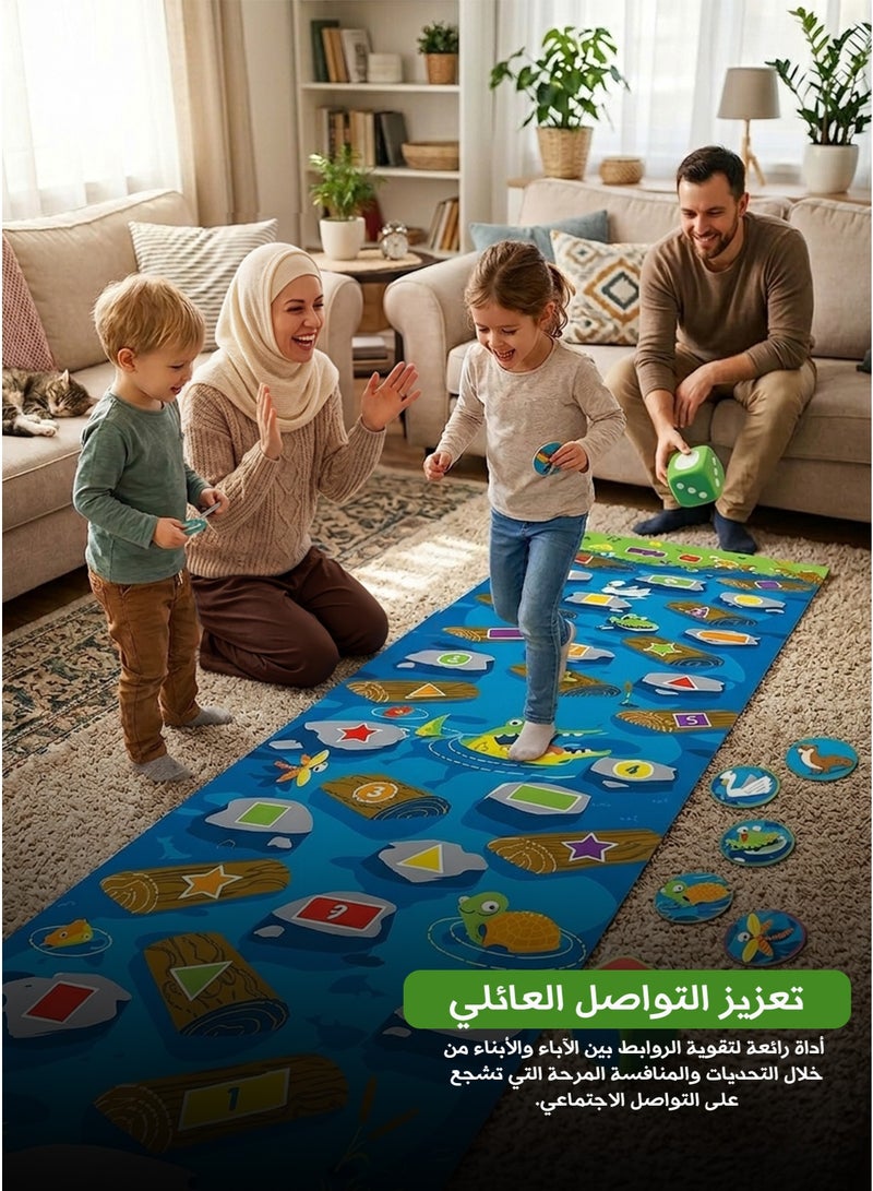 كروكودايل لعبة قفز التمساح التفاعلية (Crocodile Jump) – لعبة حركية ممتعة للأماكن المغلقة لتنمية الذكاء والتنسيق بين اليد والعين. - Image 5