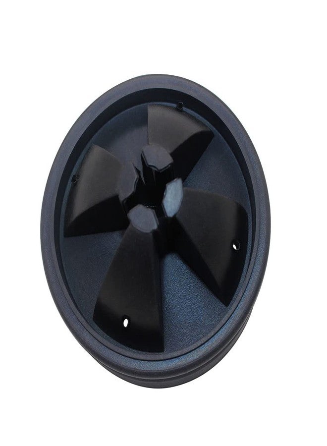 Joywayus قطعتان من المطاط الأسود مقاس 3-3/8 بوصة، واقي من رذاذ مطحنة القمامة، طوق هادئ، حاجز حوض بديل، سدادات تصريف مطورة قابلة للإزالة، أجزاء وملحقات مطحنة نفايات الطعام متعددة الوظائف - Image 5