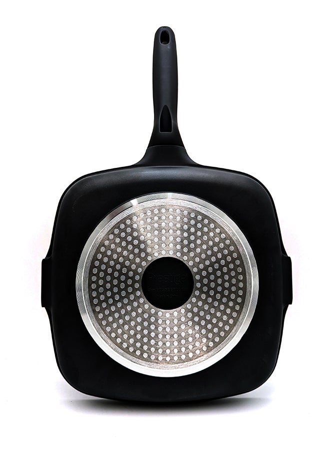 Prestige Essential Cast Aluminum Black 28Cm Grill Pan Induction-Based Black - Image 3