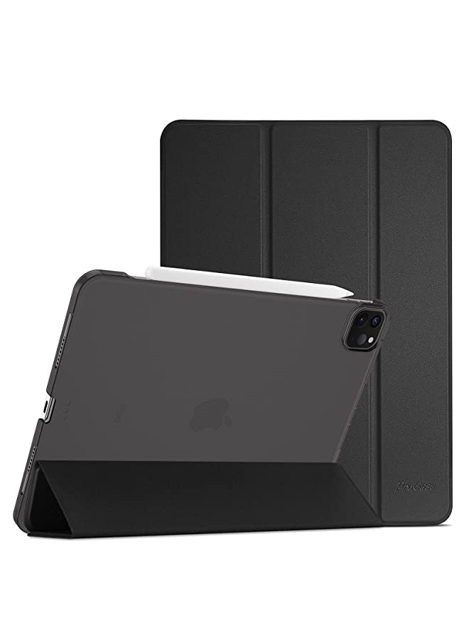 Procases ProCase iPad Pro 11 Inch Case 2022/2021/2020/2018, Slim Stand Hard Back Shell Smart Cover for iPad Pro 11 Inch 4th Generation 2022/3rd Gen 2021/2nd Gen 2020/1st Gen 2018 -Black - Image 1