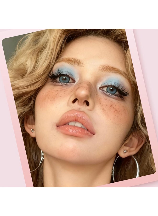 YOUNG VISION Freckle & Blush Dual Pen, 2-in-1 Liquid Blush & Freckle Pen, Dual Ended Fake Freckle Stamp Makeup, Waterproof Long Lasting Cheek Tint for a Natural Sun-Kissed Glow, Multi-Use Lip and Cheek Color, #02 - Image 3