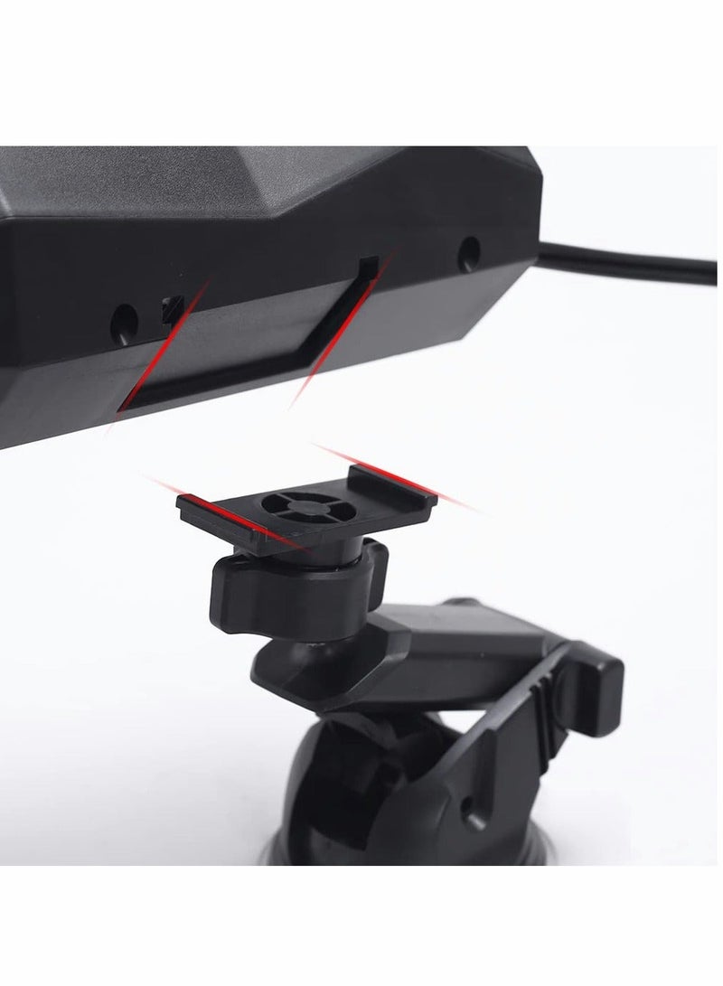 Loquat Car Heater Portable Heat Cooling Fan 12V Defroster Defogger with Two Modes Adjustable 360 Degrees,Car Heaters 150W Plug in Cigarette Lighter - Image 5