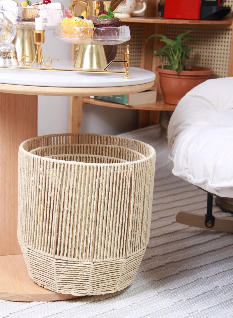 Handmade bamboo home storage basket set, easy to store and store. - Image 4