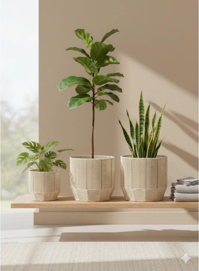 Handmade bamboo home storage basket set, easy to store and store. - Image 3