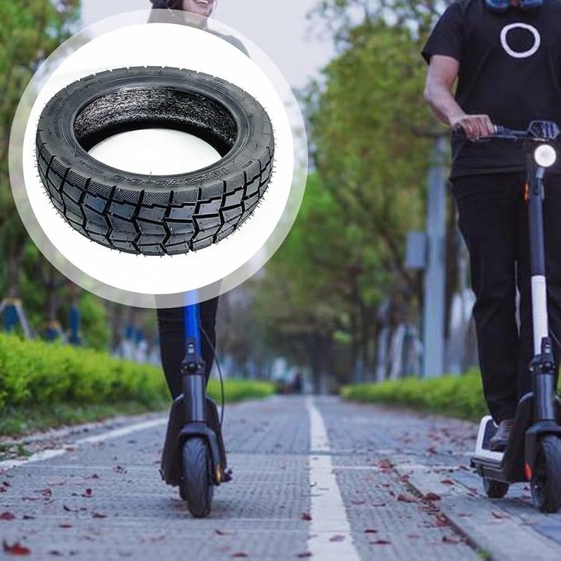 10 Inch 2.75 6.5 Tubeless Off Road Electric Scooter Tire Black Replacement Tyre - Image 5