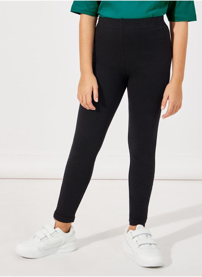 Styli - Solid Oversized T-Shirt & Leggings Set - Image 1