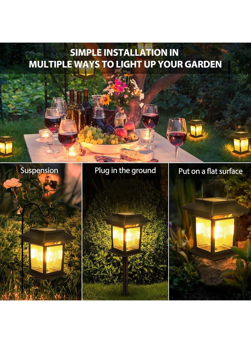 CMGTYYD. ضوء شمسي حديقة في الهواء الطلق، 3 في 1 ضوء العشب التنغستن، 3 أوضاع 1200mAh التلقائي على / إيقاف، للفناء، المسار، العشب - Image 5