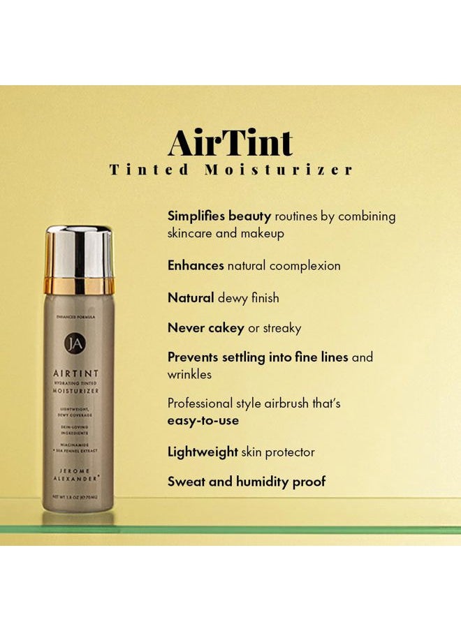 Jerome Alexander MagicMinerals AirTint Tinted Moisturizer AirBrush Spray Light | Tinted Moisturizer Spray with Anti-Aging Ingredients | Light Medium |2PC  - Image 2