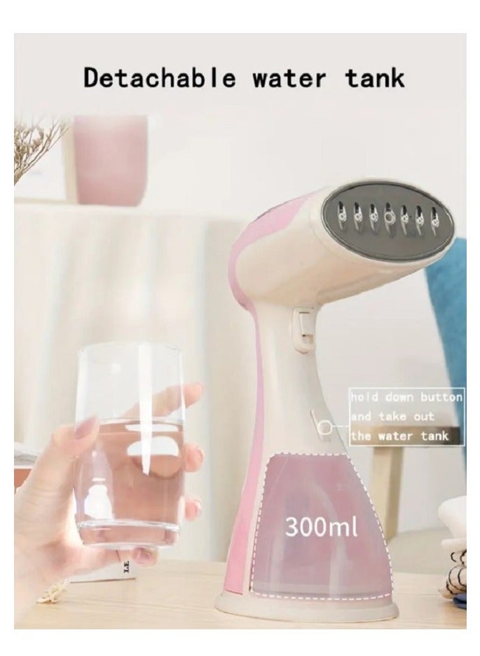 Denx device Handheld Steam Suitable For All Types Of Clothes With A Power Of 1500 Watts pink - Image 5
