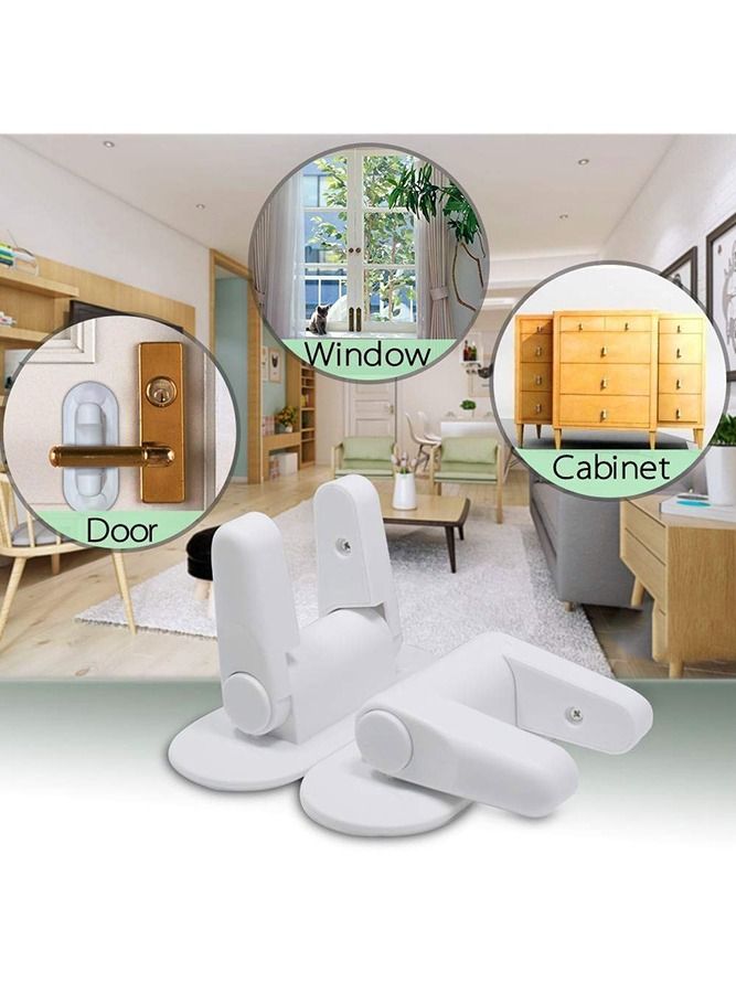 Bebiland 2 Pack Door Lever Locks for Child Safety, Kids/Pets Proof Door Handles with 3M Adhesive - Image 2