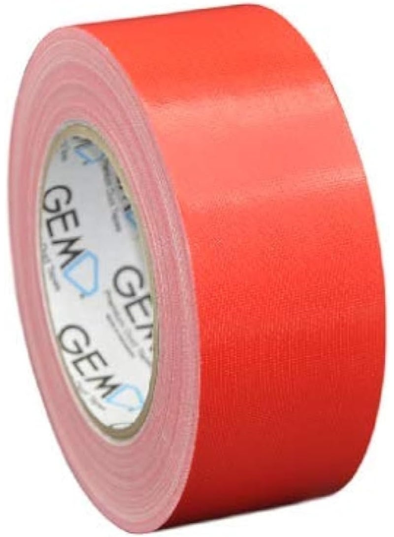 جم شريط لاصق Gem Premium 75مم × 25م لاصق قوي أحمر - Image 2