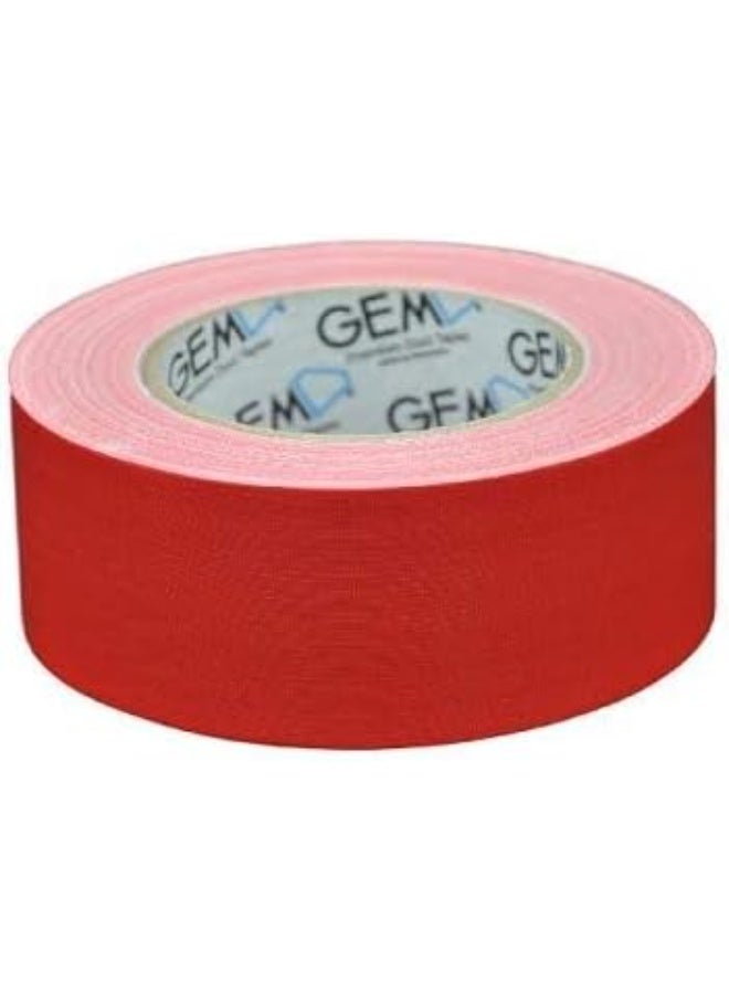 جم شريط لاصق Gem Premium 75مم × 25م لاصق قوي أحمر - Image 1