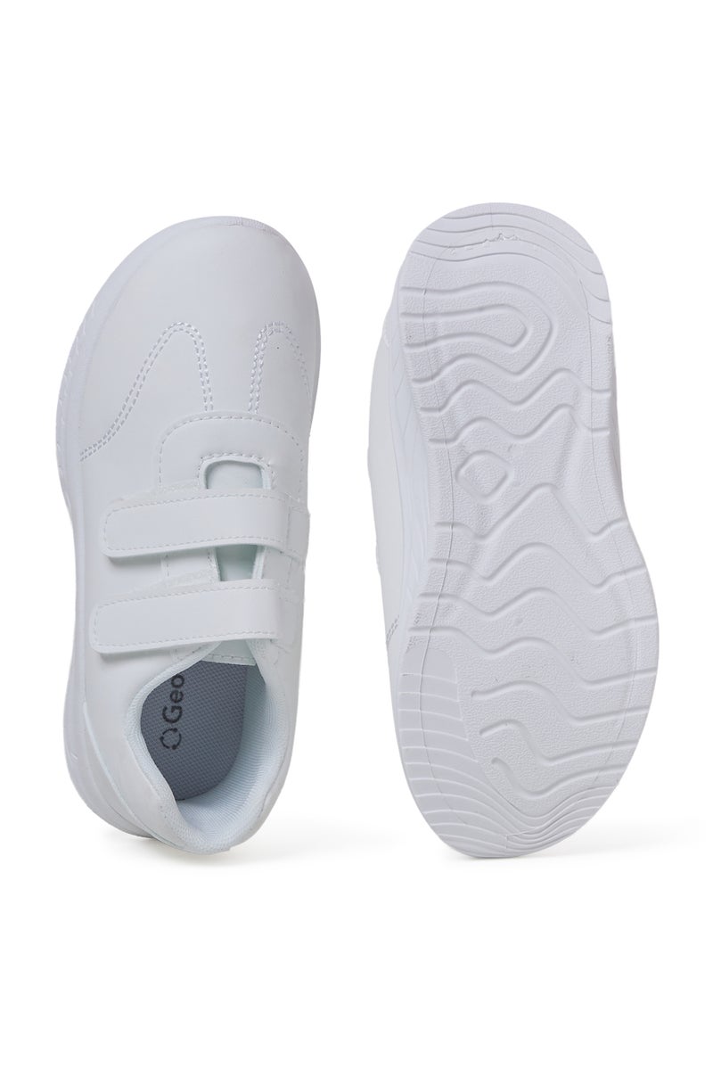 Geoomnii School Shoes Pre-Teen Boys White - Image 5