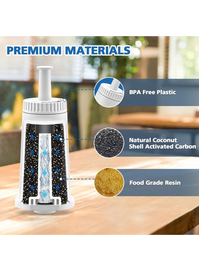 كيلا 2 عبوة فلتر مياه بديل متوافق مع ماكينة تحضير قهوة الإسبريسو باريستا بامبينو باريستا بامبينو من بريفيل سيج كلارو سويس - Image 2