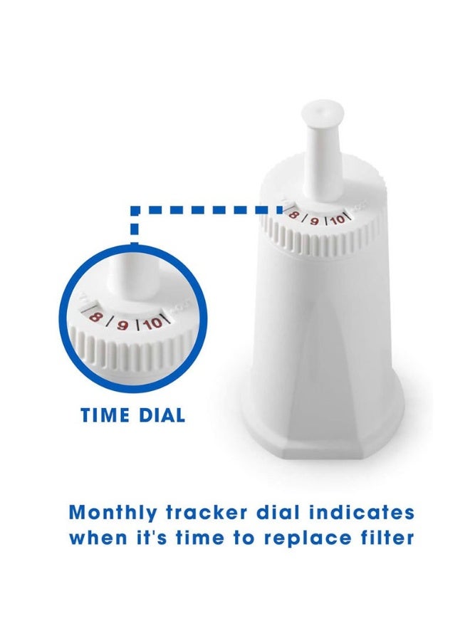 كيلا 2 عبوة فلتر مياه بديل متوافق مع ماكينة تحضير قهوة الإسبريسو باريستا بامبينو باريستا بامبينو من بريفيل سيج كلارو سويس - Image 3