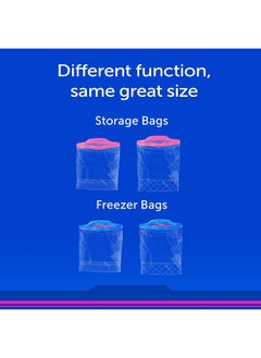Ziploc Ziploc Quart Food Storage Bags, Grip 'n Seal Technology for Easier Grip, Open, and Close, 100 Count  - Image 5