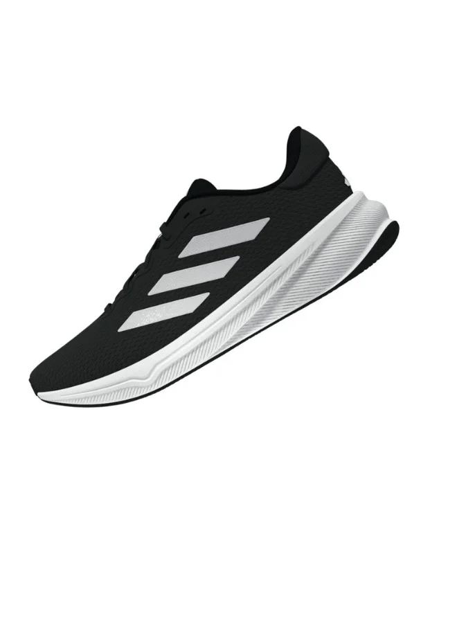 adidas أديداس ريسبونس إم أحذية جري سوداء للرجال
