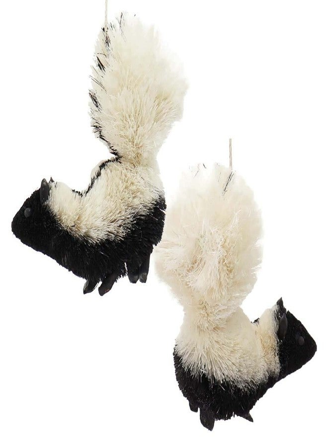 كورت أدلر مجموعة زينة عيد الميلاد من كورت أدلر S0731، تتضمن 5 قطع متنوعة من حيوانات الغابة: الثعلب، والظربان، والراكون، والسنجاب، والنيص. - Image 4