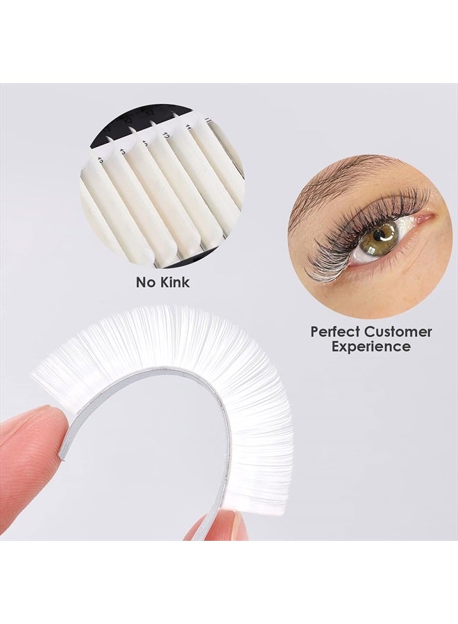 ACTROL Colored Eyelash Extensions Easy Fan 8-15mm Mix White D Curl Easy Fanning 0.07mm Self Premade Volume Lash Supplies - Image 3