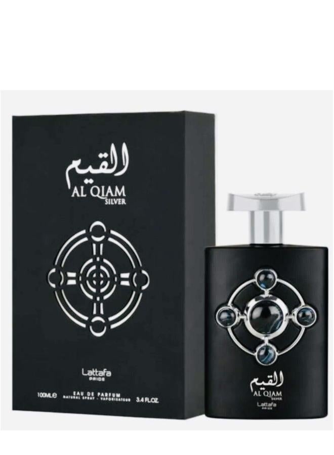 Lattafa Unisex Pride Al Qiam Silver EDP Spray 3.4 oz Fragrances - Image 5