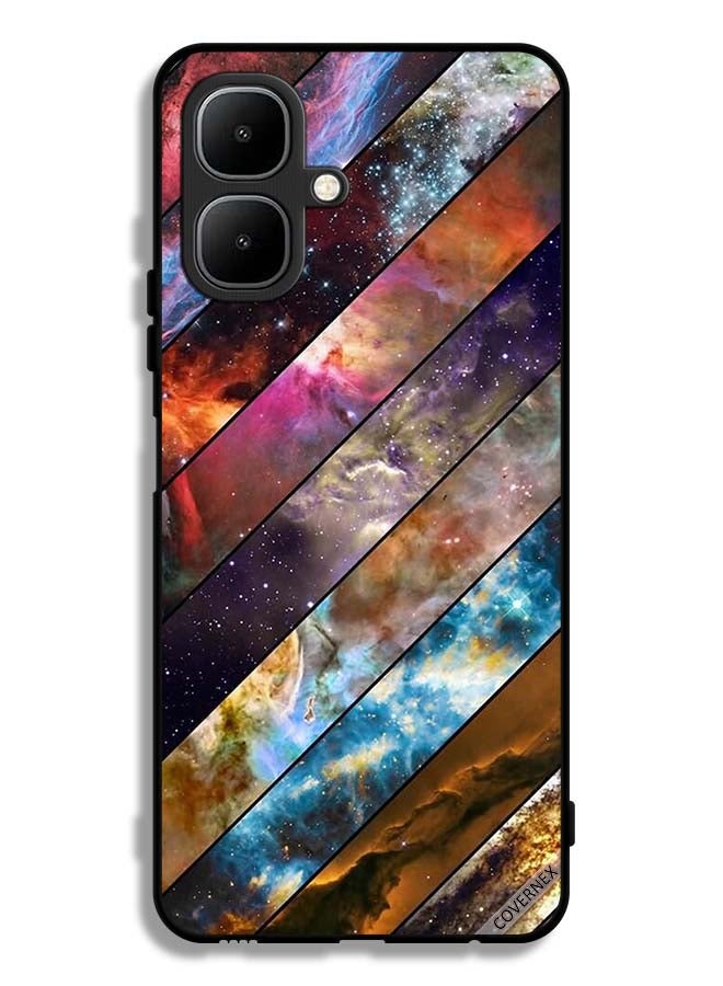 Covernex Tecno Pop 10 Protective Case Cover Stripes Pattern