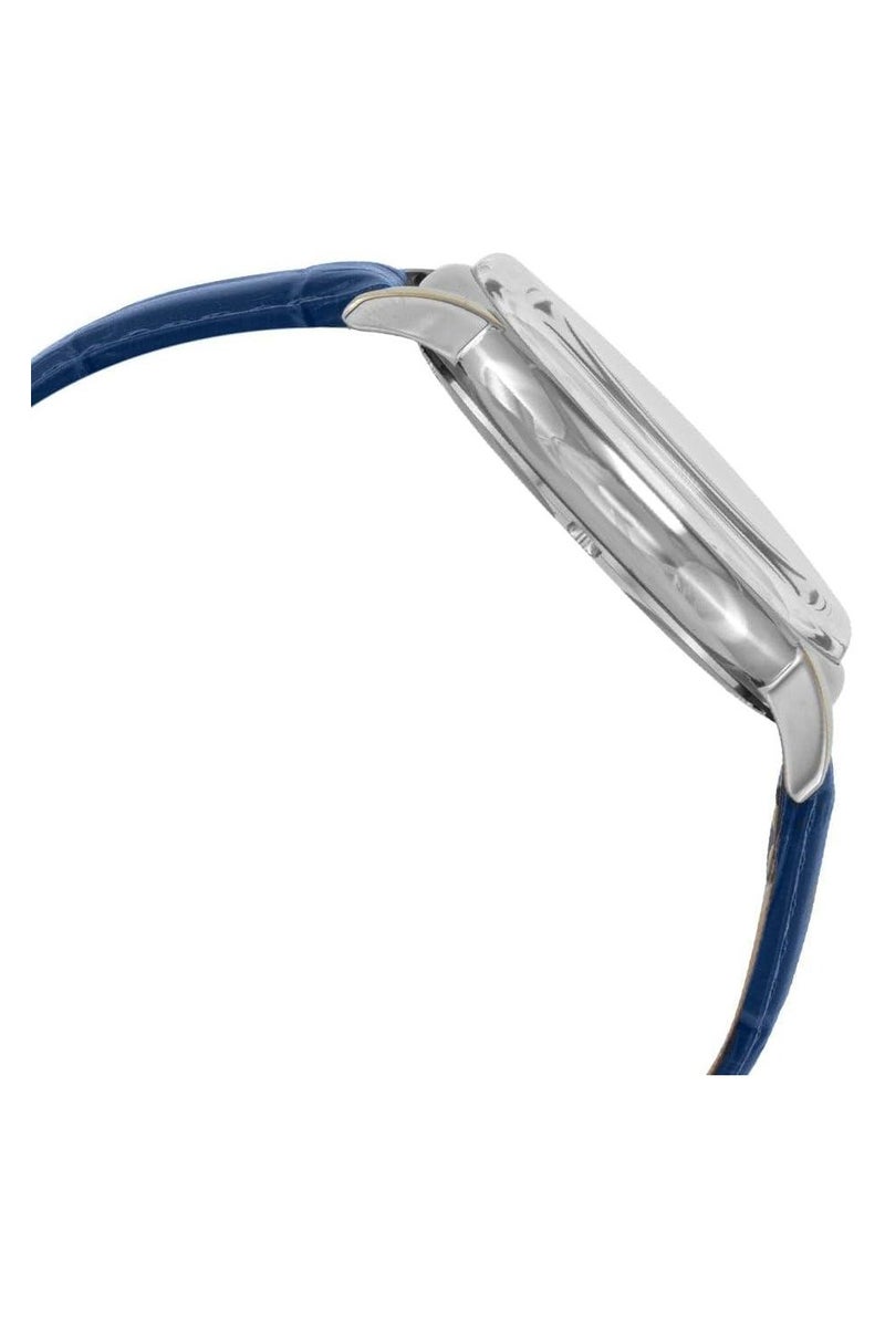 BLADE Alpha Bichrome 3663G1UBB SS & Leather Strap Multifunction Men's Wrist Watch - Image 3