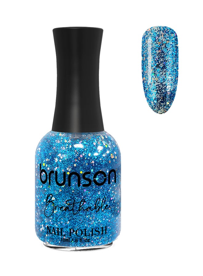 brunson طلاء أظافر قابل للتنفس طلاء أظافر حلال مناسب للوضوء سريع الجفاف نباتي طويل الأمد وسهل التقشير 18 مل BH305