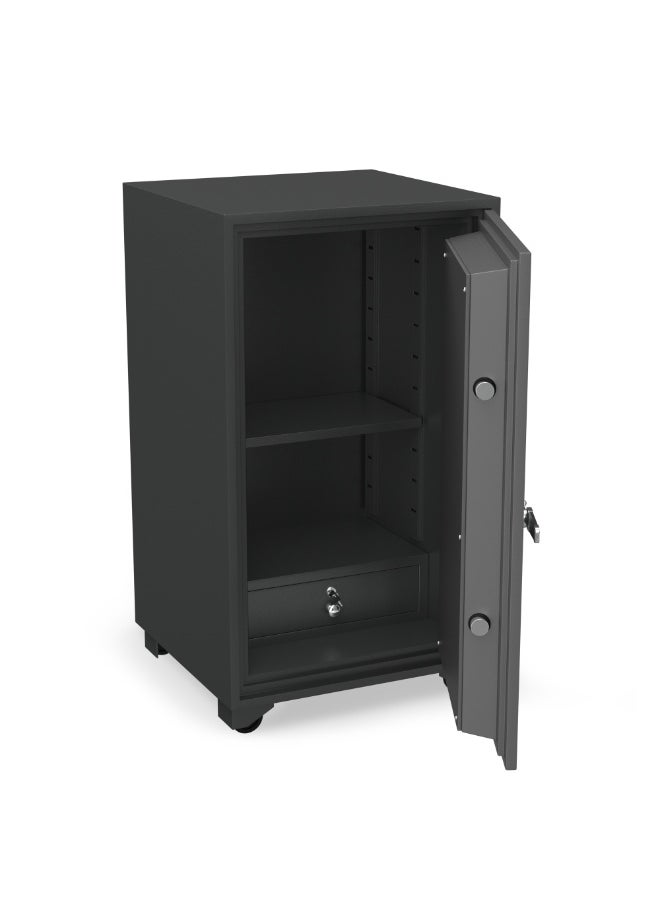 Fire Resistant Steel Safe with Dual Key Lock, 200Kg