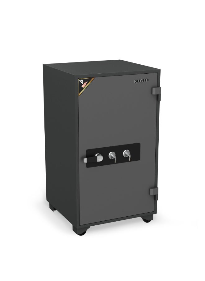 Fire Resistant Steel Safe with Dual Key Lock, 200Kg