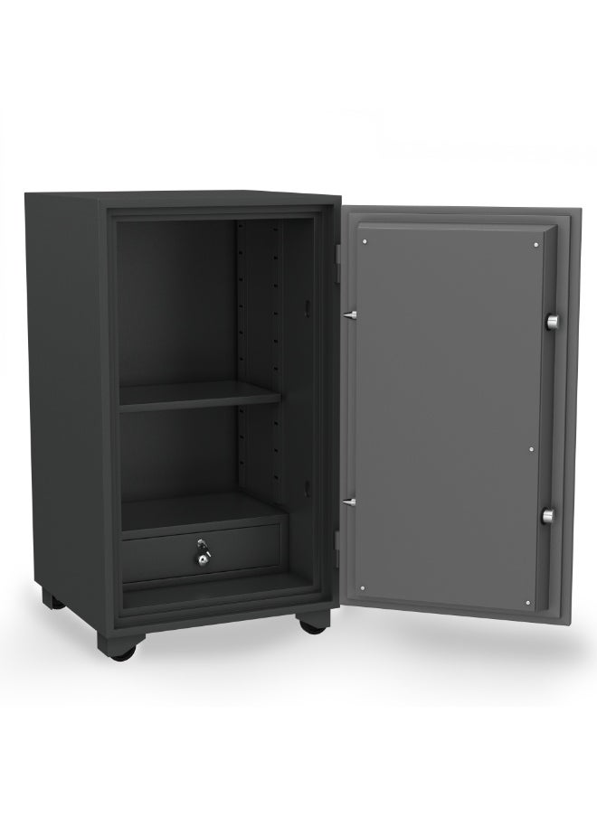 Fire Resistant Steel Safe with Dual Key Lock, 200Kg