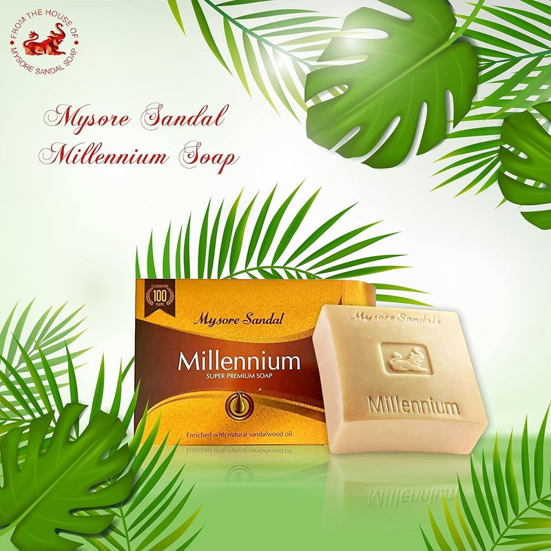 Mysore Sandal صابون ميسور ساندايل الألفية 150 جرام - Image 4