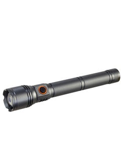 SONASHI Rechargeable LED Torch with Zoom Function | 6000mAh Battery with Type-C Charging | 1000 Meters Long Coverage | Hyper Bright 15-Watt Laser LED with 2 Hours Continuous Working | LED Flashlight for Camping & Hiking | SLT-3911Z Grey (Pack of 3)  - Image 3