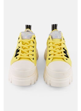 PALLADIUM Women Revolt Lo Tx Lace Up Casual Shoes, Yellow  - Image 4