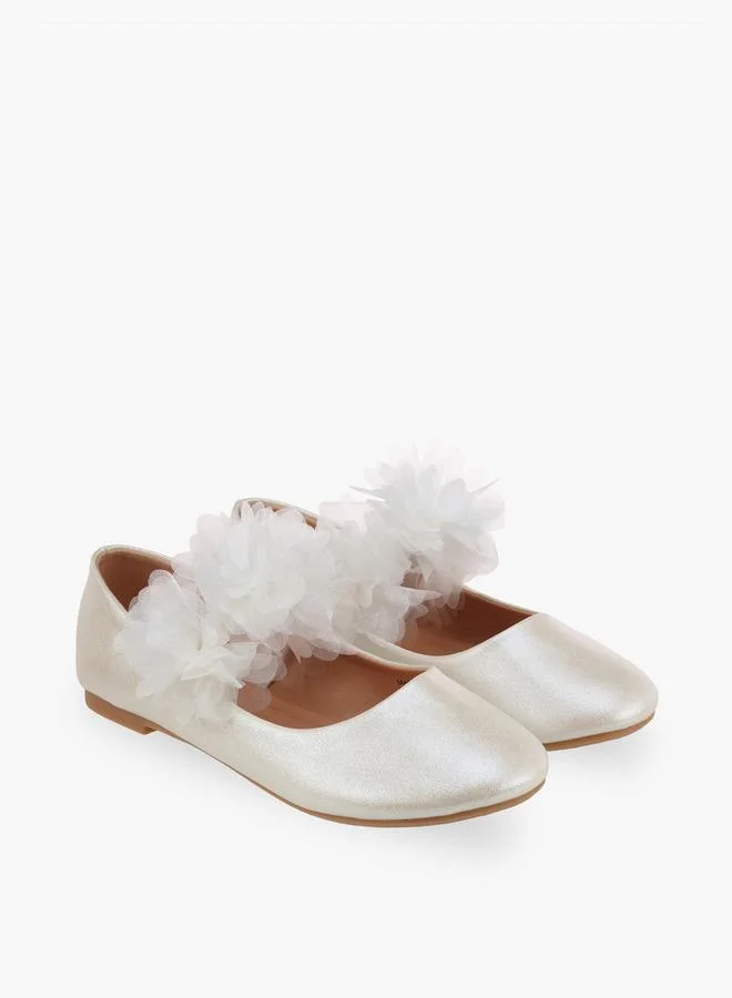 Flora Bella By Shoexpress Flora Bella Girls Embellished Ballerina Shoes