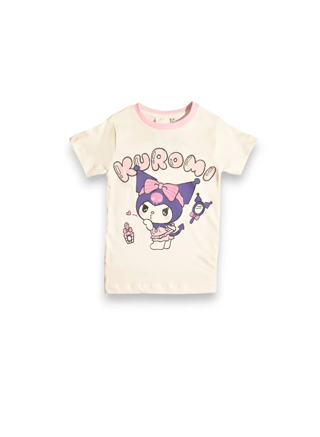 kuromi KUROMI GIRLS T-SHIRT & SHORT SET‬