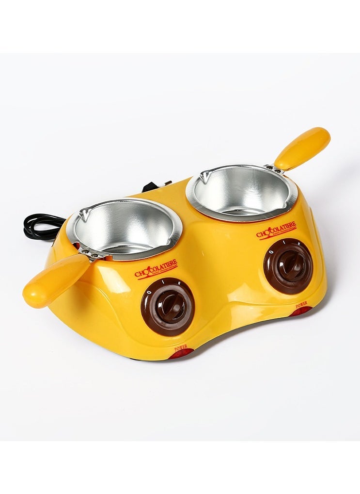 general Household double pot electric hot pot chocolate melting pot DIY handmade soap chocolate melting pot machine with DIY full set of tools - Image 1