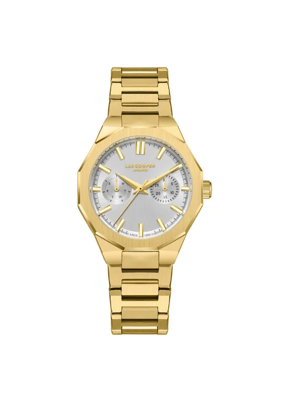 Lee Cooper Lee Cooper LC08019.130 Women's Multi Function Display Watch & Metal Strap Gold